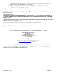 Form SOS-257/258 Request for an Administrative Review - Michigan, Page 8