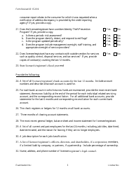 Servicing Only Officer/Manager Questionnaire Form - Michigan, Page 3