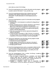 Secondary Mortgage Broker/Lender/Servicer Officer/Manager Questionnaire Form - Michigan, Page 3