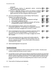 Secondary Mortgage Broker/Lender/Servicer Officer/Manager Questionnaire Form - Michigan, Page 4
