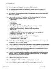 Secondary Mortgage Broker/Lender/Servicer Officer/Manager Questionnaire Form - Michigan, Page 5