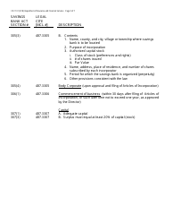 Form FIS1101 Application for Permission to Organize a State-Chartered Savings Bank - Michigan, Page 5