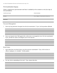 Form FIS1040 Pre-examination Inquiry - Michigan