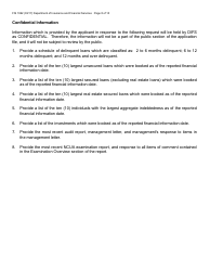 Form FIS1062 Application for Conversion to a State-Chartered Credit Union - Michigan, Page 8