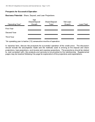 Form FIS1056 Application for Permission to Organize a State-Chartered Credit Union - Michigan, Page 15