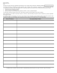 Form FSD-007 Request for Laboratory Examination - Michigan, Page 2