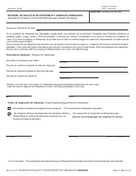 Document preview: Form MC81ASP Review of Request for Interpreter and Order - Michigan (English/Spanish)
