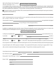 Form PCA308 Consent to Adoption by Parent - Michigan, Page 2