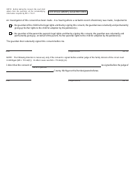 Form PCA308A Consent to Adoption by Guardian - Michigan, Page 2