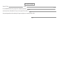 Form PCA337 Petition by Parent/Guardian for Return of Child and Ex Parte Order - Michigan, Page 2