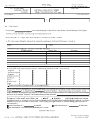 Document preview: Form FOC10D Uniform Child Support Order - Deviation Addendum - Michigan