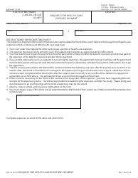Form FOC13 Request for Health-Care Expense Payment - Michigan
