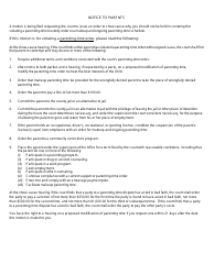 Form FOC19 Motion and Order to Show Cause for Contempt (Custody/Parenting Time) - Michigan, Page 2