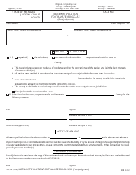 Document preview: Form FOC24 Motion/Stipulation for Transferring Case (Postjudgment) - Michigan