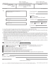Document preview: Form FOC30 Notice of Registration of Out-of-State Support Order (Uifsa) - Michigan