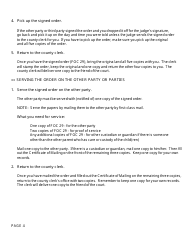 Form FOC29 Order Regarding Change of Domicile/Legal Residence - Michigan, Page 4
