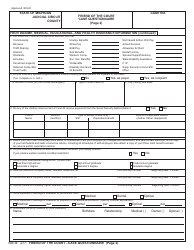 Form FOC39 Friend of the Court Case Questionnaire - Michigan, Page 2