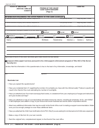 Form FOC39 Friend of the Court Case Questionnaire - Michigan, Page 4