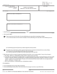 Document preview: Form FOC64 Order Suspending Immediate Income Withholding - Michigan