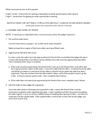 Form FOC67 Order Regarding Parenting Time - Michigan, Page 3