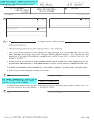 Form FOC54 Notice to Enter Order Without Hearing - Michigan, Page 7