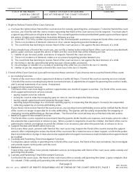 Form FOC101 Advice of Rights Regarding Use of Friend of the Court Services - Michigan