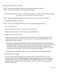 Form FOC110 Order Regarding Payment Plan/ Discharge of Arrears - Michigan, Page 3
