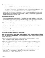 Form FOC115 Motion Regarding Change of Domicile/Legal Residence - Michigan, Page 4