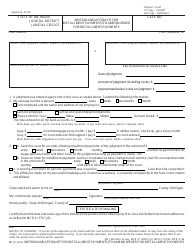 Form MC15 Motion and Affidavit for Installment Payments/To Amend Order for Installment Payments - Michigan