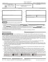 Form MC13 Request and Writ for Garnishment (Nonperiodic) - Michigan