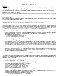 Form MC13 Request and Writ for Garnishment (Nonperiodic) - Michigan, Page 3