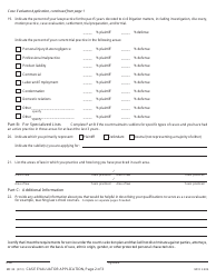 Form MC34 Case Evaluator Application - Michigan, Page 2