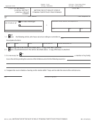 Form MC65 Download Fillable PDF or Fill Online Motion for Return of ...