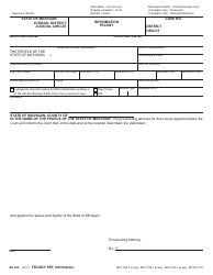 Form MC200 Felony Set - Michigan