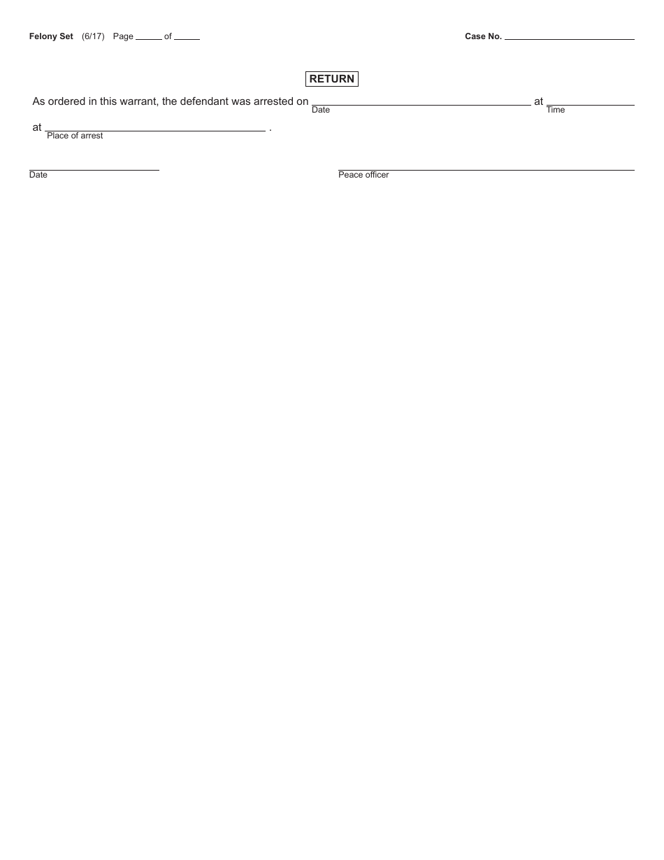 Form MC200 Felony Set - Michigan, Page 4