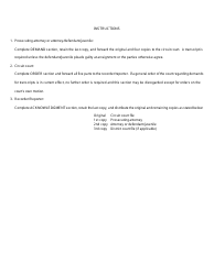 Form MC208 Demand/Waiver for Transcript of Preliminary Examination - Michigan, Page 2
