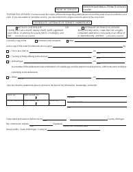 Form MC304 Order Regarding Alternate Service - Michigan, Page 2