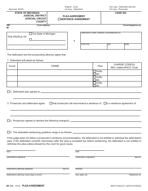 Form MC414  Printable Pdf