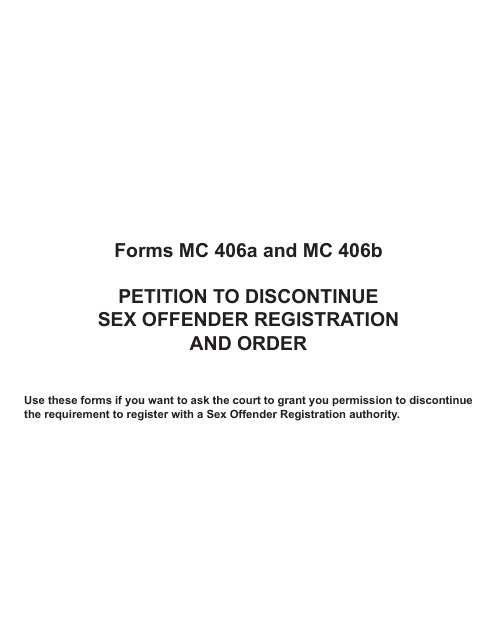 Form MC406A  Printable Pdf