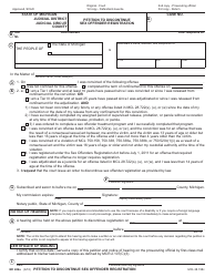 Form MC406A Petition to Discontinue Sex Offender Registration - Michigan, Page 10