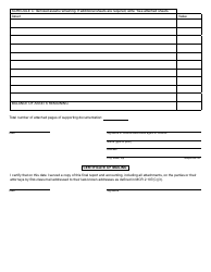 Form MC442 Final Report and Accounting (Receivership Estate) - Michigan, Page 2
