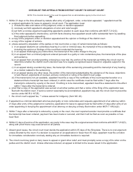 Form DC53 Appeal Worksheet for Application for Leave to Appeal - Michigan, Page 2