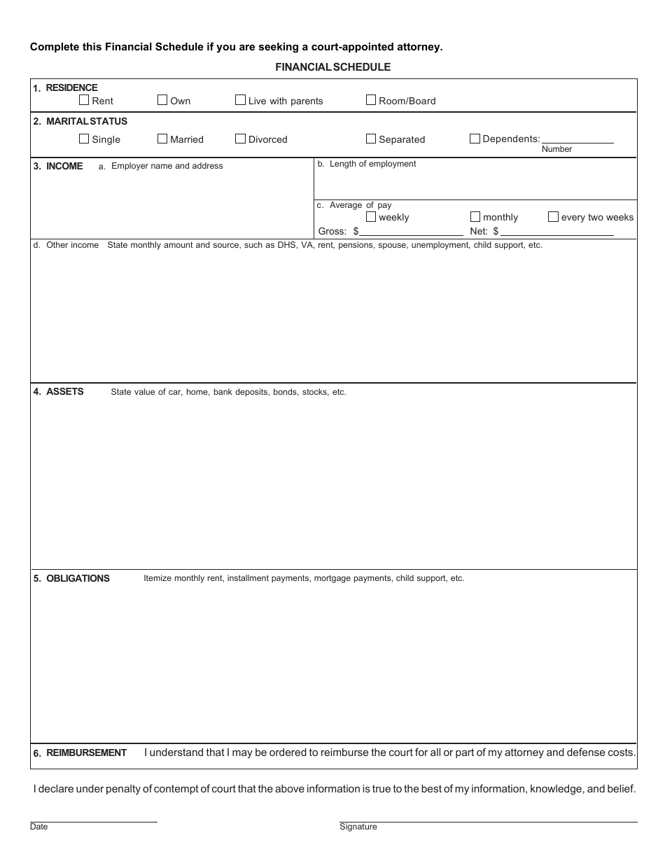 Form JC81 Request and Order for Court Appointed Appellate Counsel - Michigan, Page 2