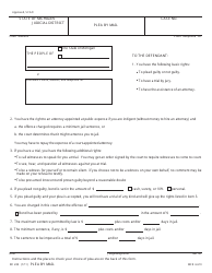 Document preview: Form DC223 Plea by Mail - Michigan