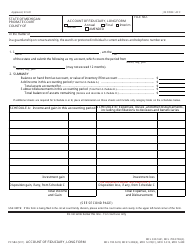 Form PC584 Account of Fiduciary - Long Form - Michigan