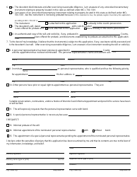 Form PC558 Application for Informal Probate and/or Appointment of Personal Representative (Testate/Intestate) - Michigan, Page 2