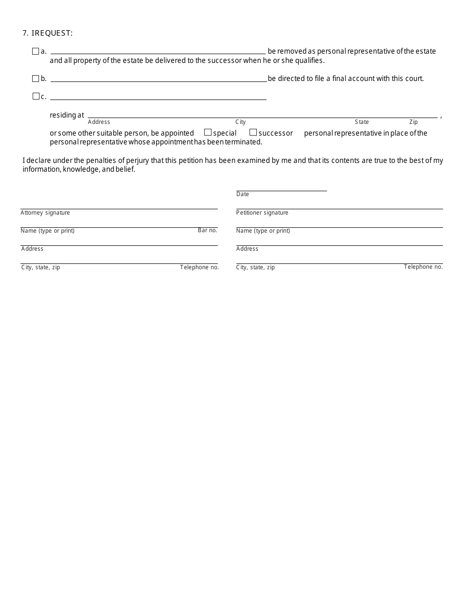 Form PC604 - Fill Out, Sign Online and Download Fillable PDF, Michigan ...