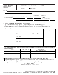 Form PC559 Petition for Probate and/or Appointment of Personal Representative (Testate/Intestate) - Michigan