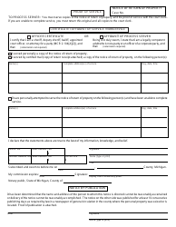 Form DC44 Order for Return of Property or Discharge of Lien in Forfeiture Proceedings - Michigan, Page 2