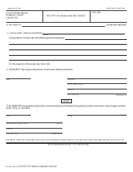 Form PC649 &quot;Receipt of Ward and Discharge&quot; - Michigan